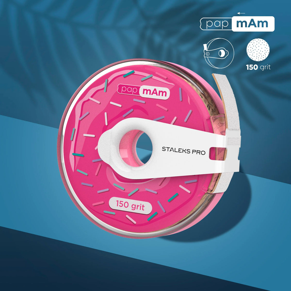 White disposable abrasive tape papmAm EXPERT