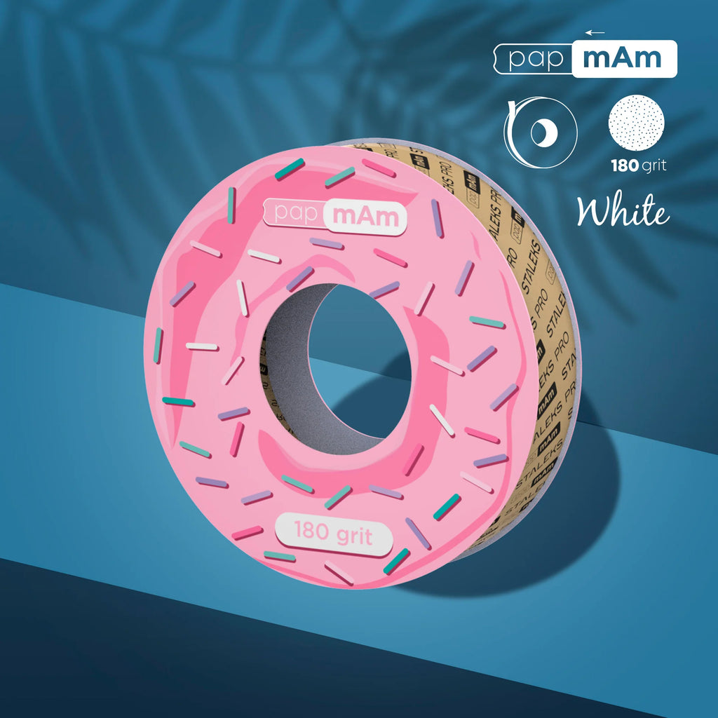 White disposable abrasive tape papmAm EXPERT